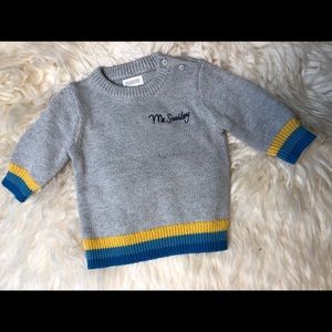 Gymboree Mr. Smily sweater!  NEW 0-3months